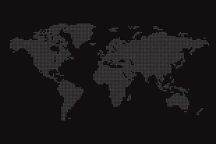 World Map Grid